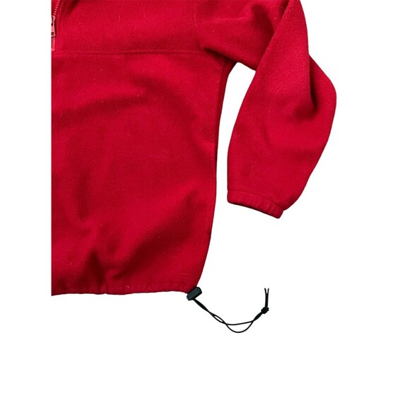 Vintage J.Crew Oarsman Quarter Zip Fleece Mens Small Long Sleeve Red 1/4 Zip - Picture 2 of 10